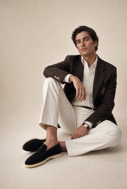 Yacht Loafers - Black - Men
