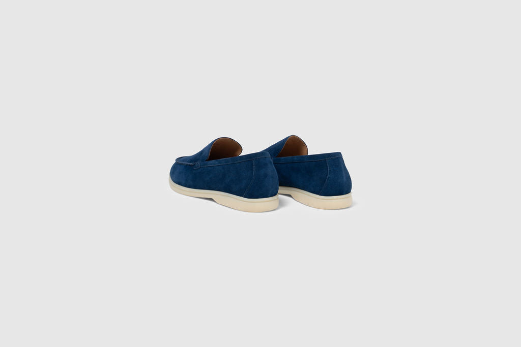 Yacht Loafers - Navy Blue - men