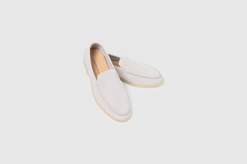 Yacht Loafers - White - Men