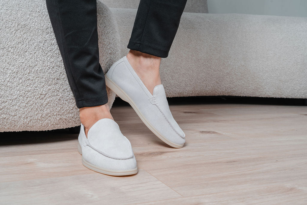 Yacht Loafers - White - Men